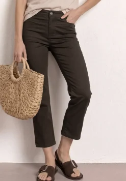 Pantalon 3/4 Flared Leg en coupe casual