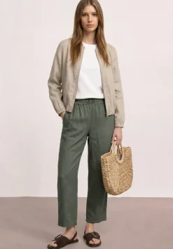 Pantalon large en lin, coupe loose