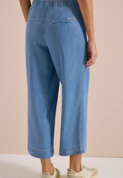 Pantalon large taille haute coupe loose