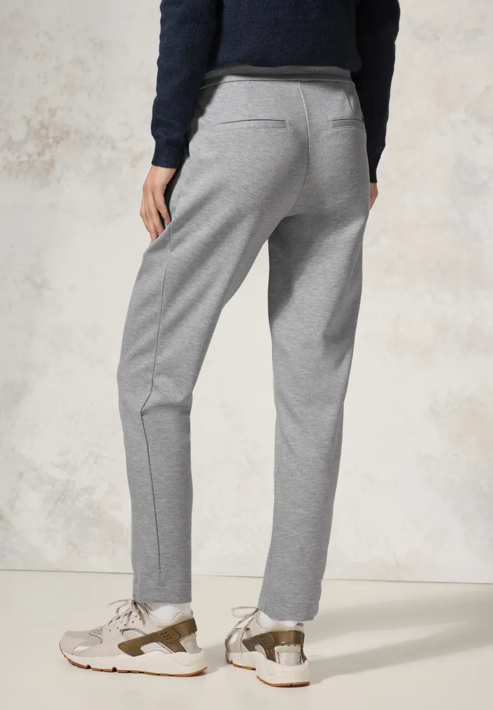 Pantalon à look mélangé
