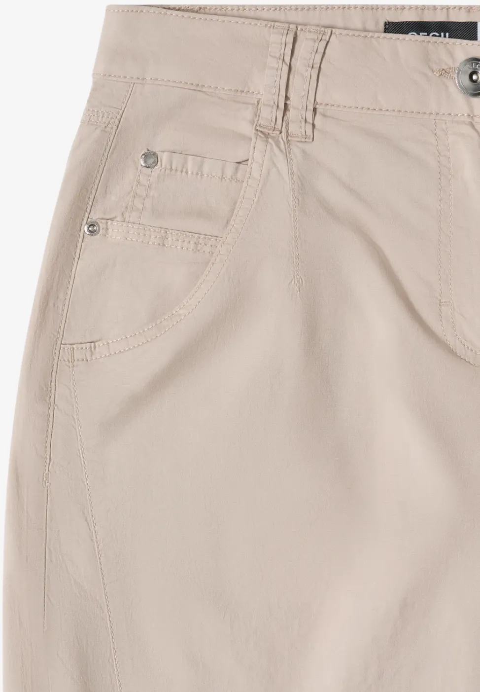 Pantalon Mid Waist Barrel Leg à coupe décontractée