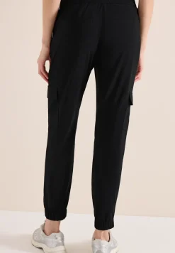 Pantalon Mid Waist Slim Leg au look cargo