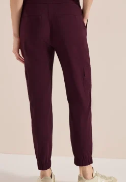 Pantalon Mid Waist Slim Leg au look cargo
