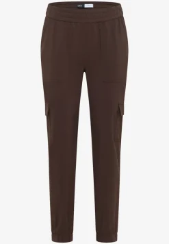 Pantalon Mid Waist Slim Leg au look cargo