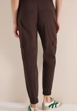 Pantalon Mid Waist Slim Leg au look cargo