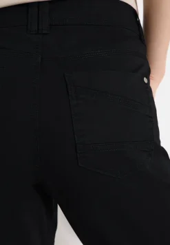 Pantalon Mid Waist Slim Leg en Casual Fit