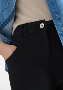 Pantalon Mid Waist Slim Leg en Casual Fit