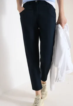 Pantalon Mid Waist Slim Leg en Casual Fit