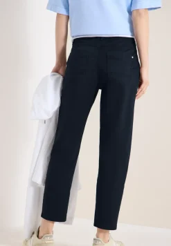 Pantalon Mid Waist Slim Leg en Casual Fit