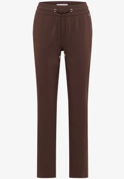 Pantalon Mid Waist Slim Leg en Casual Fit