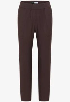 Pantalon Mid Waist Slim Leg en coupe loose