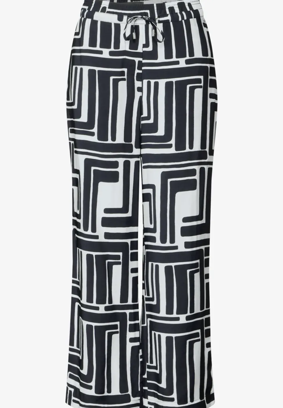 Pantalon à motifs structurés