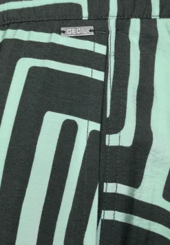 Pantalon à motifs structurés