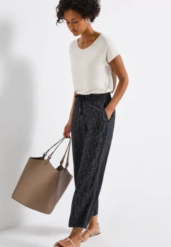 Pantalon à motifs 7/8 Wide Legs