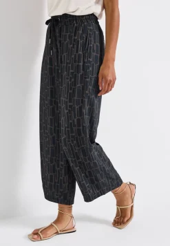 Pantalon à motifs 7/8 Wide Legs