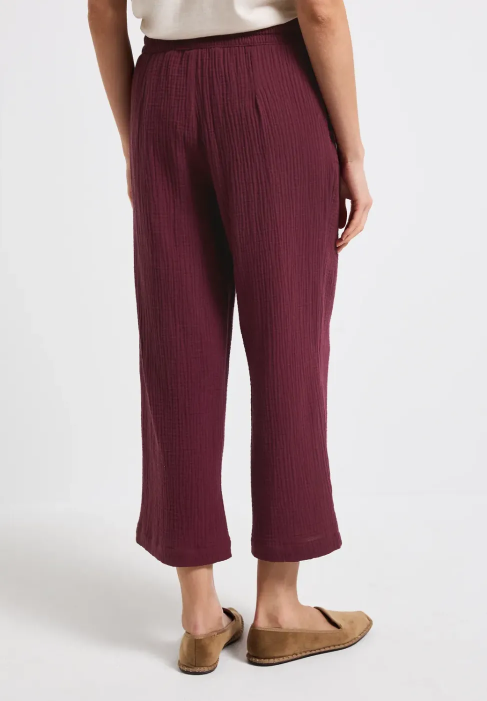 Pantalon Musselin Wide Legs