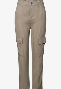Pantalon paperbag au look cargo