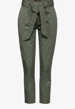 Pantalon papertouch avec une ceinture