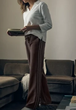 Pantalon à rayures de tapisserie
