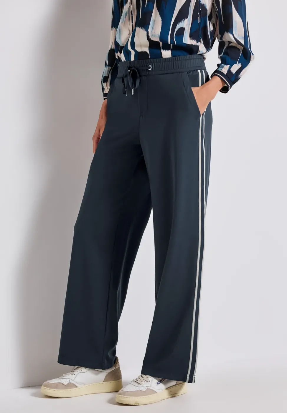 Pantalon à rayures gallon