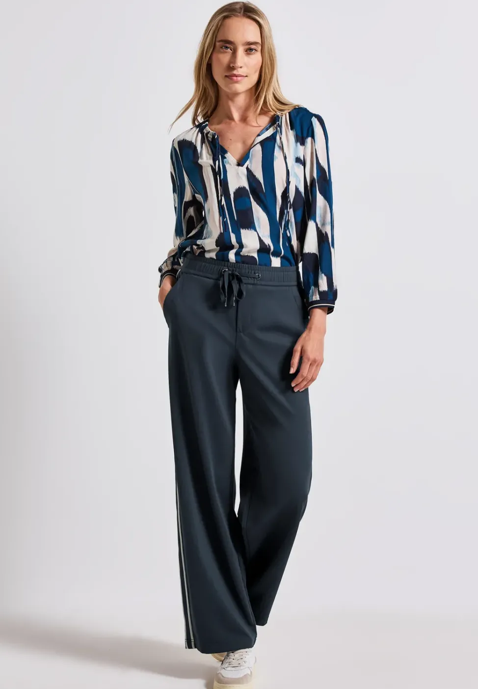 Pantalon à rayures gallon