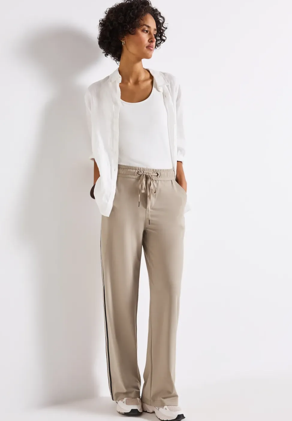 Pantalon à rayures gallon