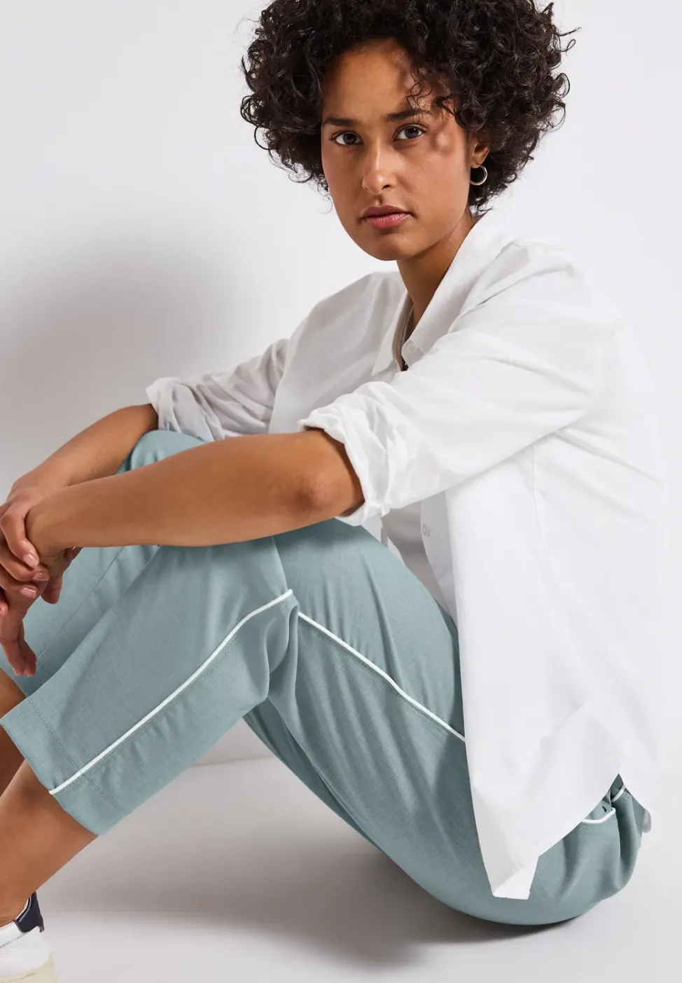 Pantalon à rayures gallon