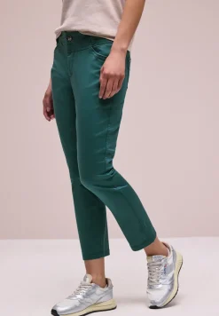 Pantalon 7/8 Slim Leg en satin