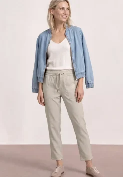 Pantalon Slim Legs à l'aspect mélangé