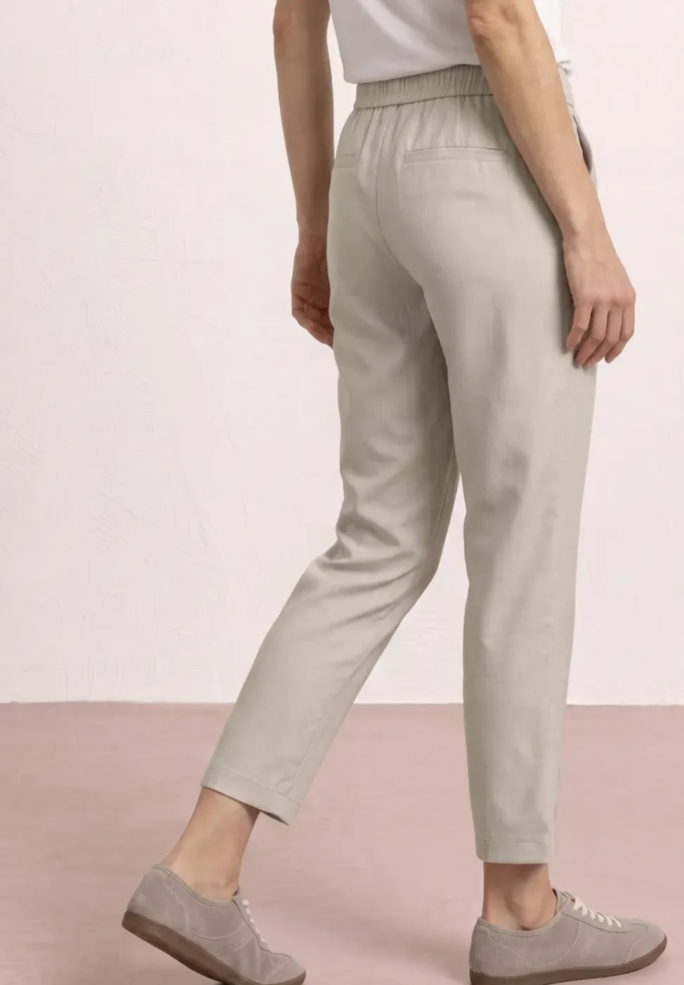 Pantalon Slim Legs à l'aspect mélangé