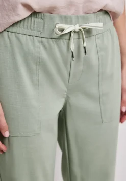 Pantalon Slim Legs à l'aspect mélangé