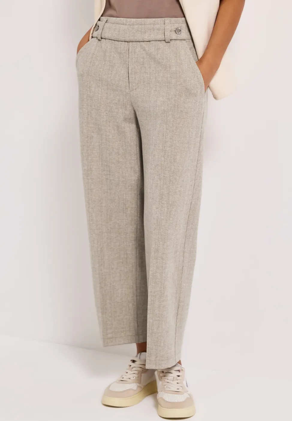Pantalon Straight Legs Melange