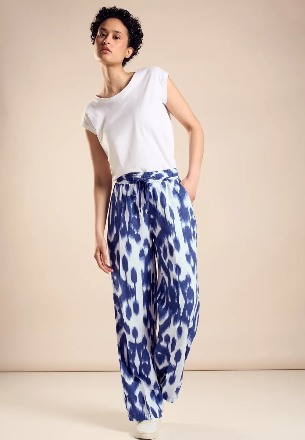 Pantalon taille haute