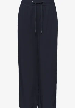 Pantalon taille haute wide leg coupe décontractée