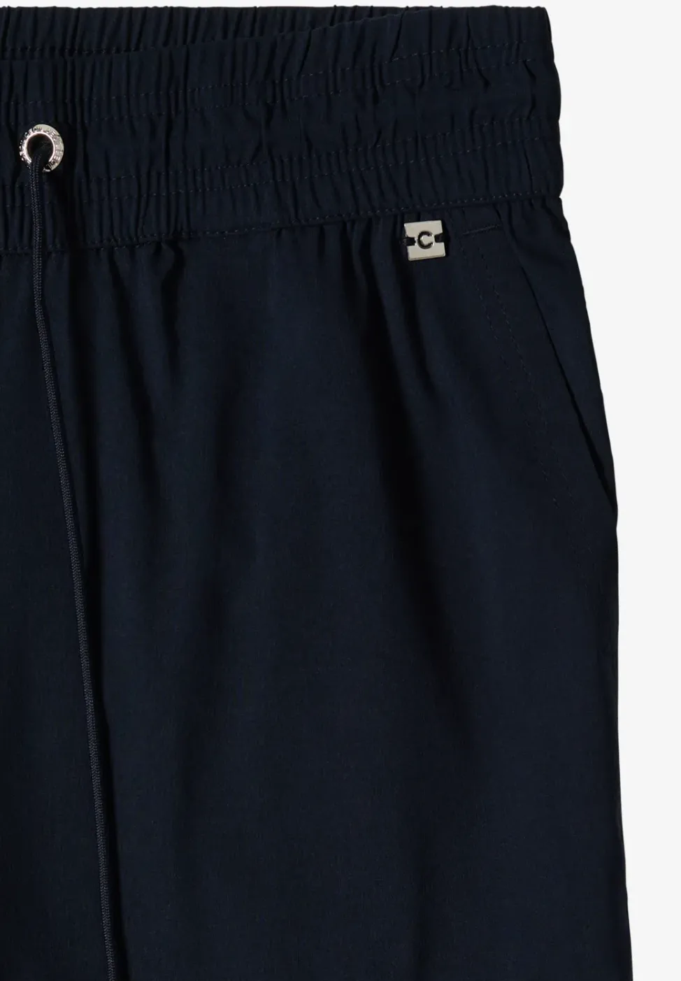 Pantalon taille mi-haute coupe slim