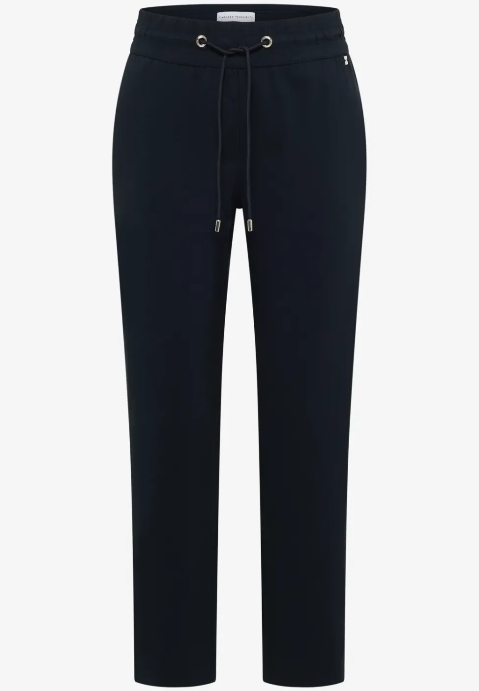Pantalon taille mi-haute coupe slim
