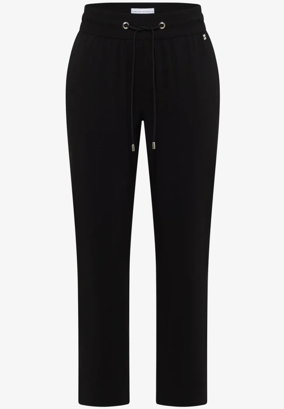 Pantalon taille mi-haute coupe slim