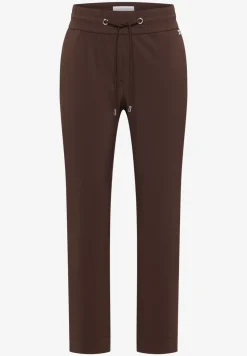 Pantalon taille mi-haute coupe slim