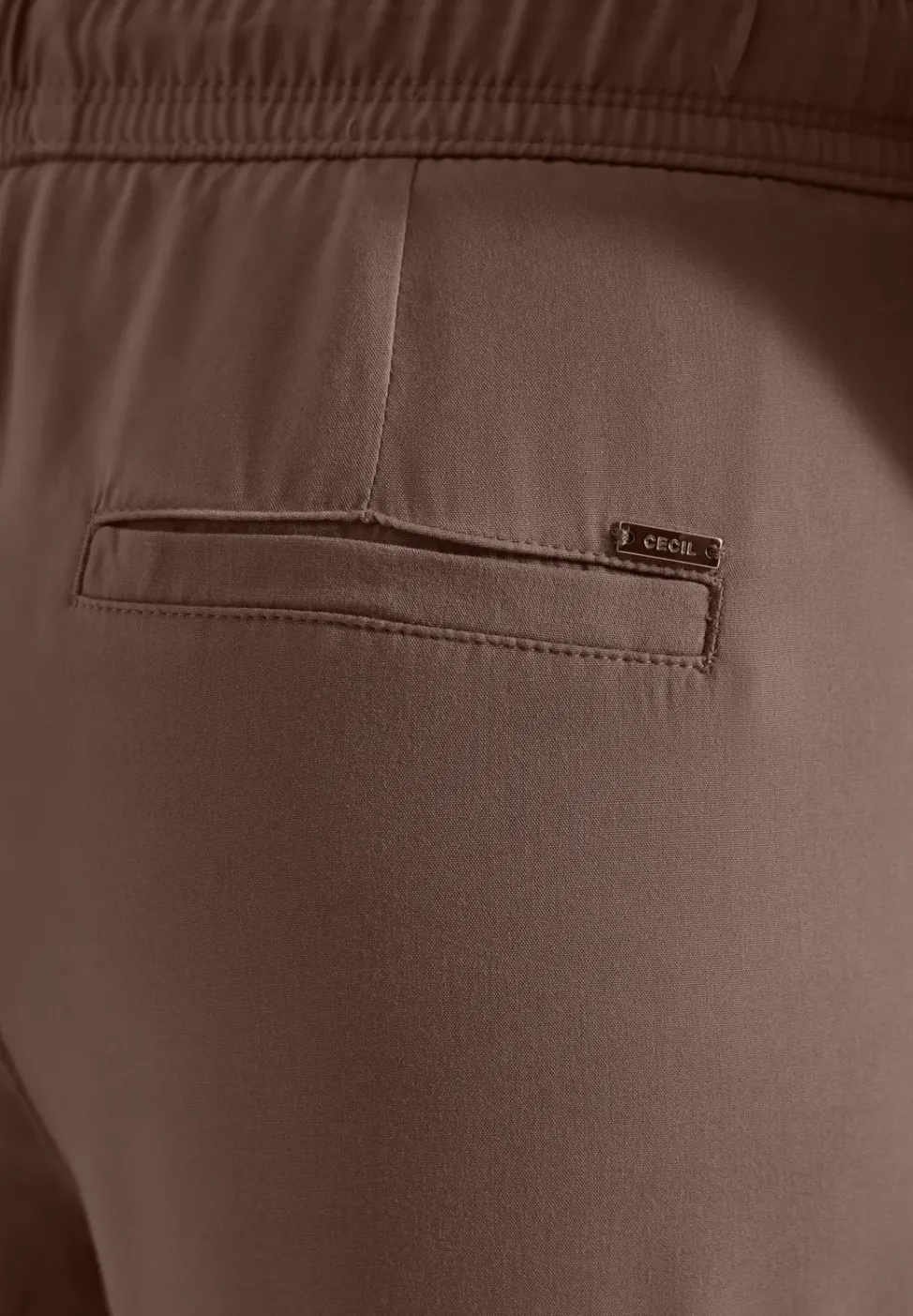 Pantalon 3/4 wide leg en coupe décontractée
