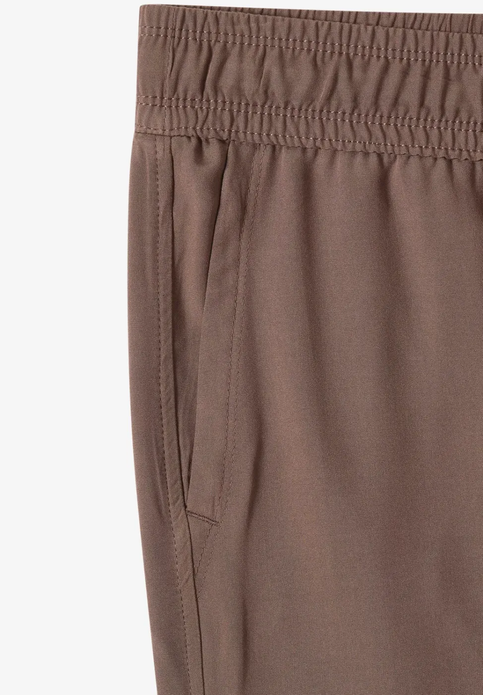 Pantalon 3/4 wide leg en coupe décontractée