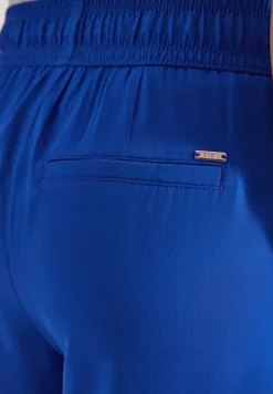 Pantalon 3/4 wide leg en coupe décontractée
