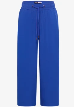 Pantalon 3/4 wide leg en coupe décontractée