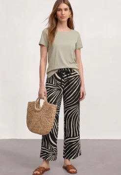 Pantalon 7/8 Wide Leg en coupe loose