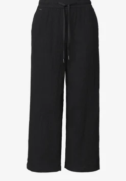 Pantalon wide leg en mousseline coupe décontractée