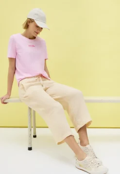 Pantalon 3/4 Wide Leg Musselin