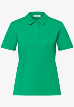 Polo à manches courtes en maille côtelée