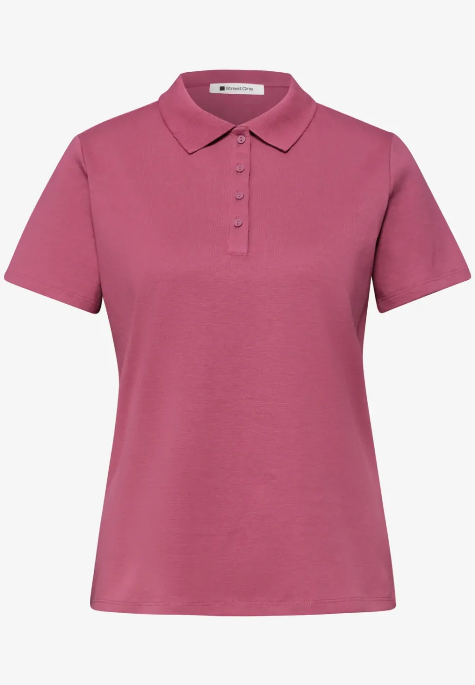 Polo à manches courtes en maille côtelée