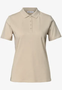 Polo à manches courtes en maille côtelée