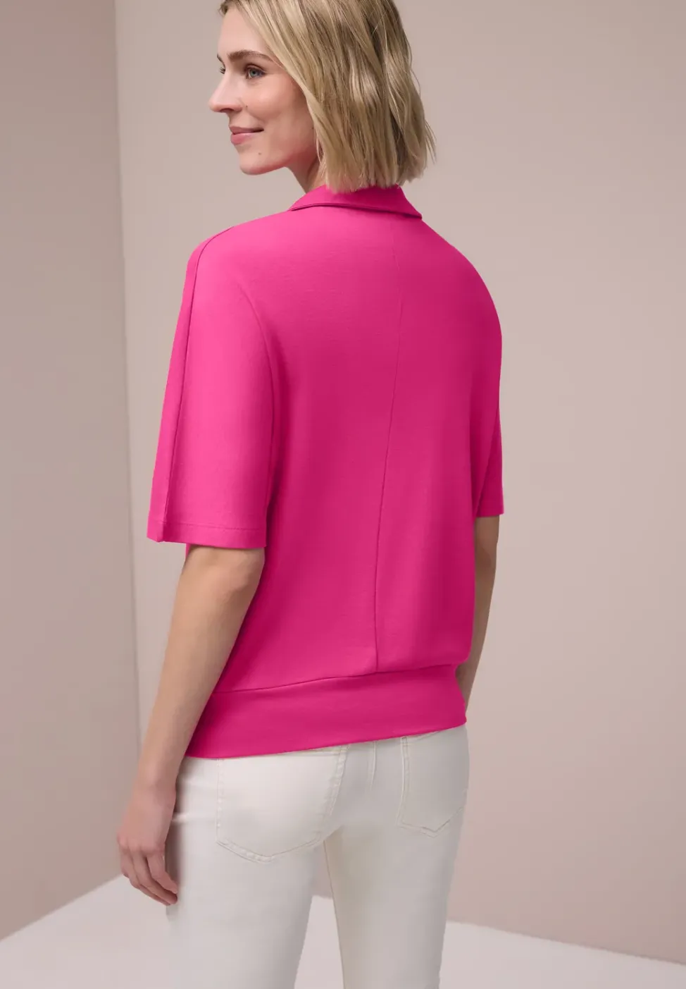 Polo avec élastique à la taille