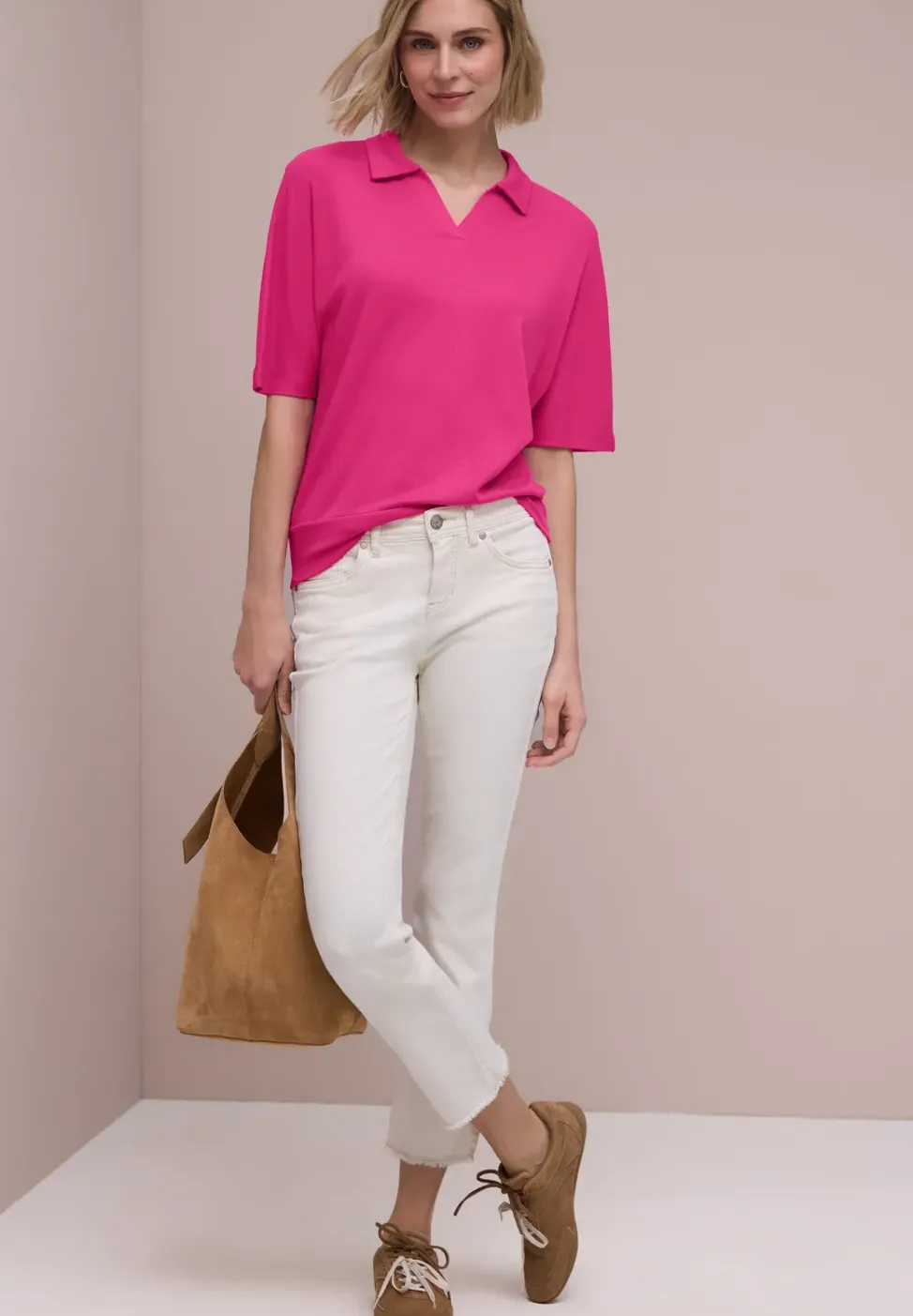 Polo avec élastique à la taille